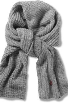 Polo Ralph Lauren Ribbed Wool-blend Scarf - Lyst