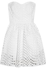 Thread Social Strapless Cutout-Cotton Dress