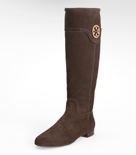 tory burch flat boots sale