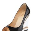 Christian Louboutin Miramar Patent & Metallic Wedge in Black - Lyst