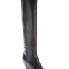 Giuseppe Zanotti Leather Knee High Boot in Black - Lyst