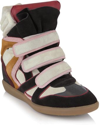Isabel Marant Willow Wedge Trainers - Lyst