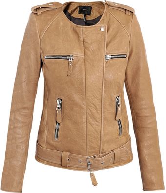 Isabel Marant Sade Leather Jacket - Lyst