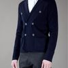 Lanvin Double Breasted Cardigan in Blue for Men (navy) - Lyst