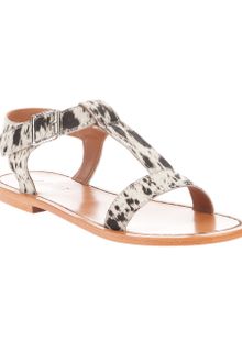 Marni Calf Hair Sandal - Lyst