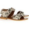 Marni Calf Hair Sandals in Brown (white) - Lyst