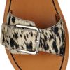 Marni Calf Hair Sandals in Brown (white) - Lyst