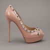Valentino Stud Pump in Beige (nude) - Lyst