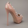 Valentino Stud Pump in Beige (nude) - Lyst