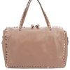 Valentino Studded Leather Tote in Beige (nude) - Lyst