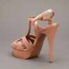 Yves Saint Laurent Tobacco Tribute Sandal in Beige (tobacco) - Lyst