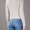 Acne Lia Cable Jumper in Beige (nude) - Lyst