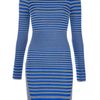 Alexander Wang Stripe Dress in Gray (grey) - Lyst