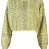 Alexander Wang Geometric Jacquard Shrug in Yellow - Lyst