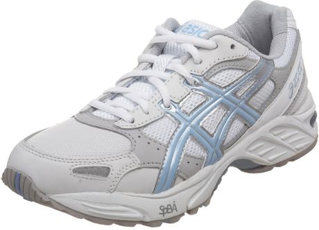 Asics Womens Gel Foundation Walker Walking Shoe in White (white/sky