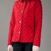 Burberry Brit Quilted Jacket in Red - Lyst