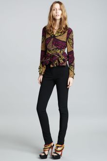 Burberry Prorsum Skinny Jersey Pants - Lyst
