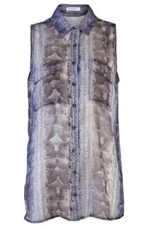Equipment Signature Ombre Python Shirt - Lyst