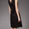 Giambattista Valli Sleeveless Dotted Dress in Black - Lyst