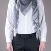 Giorgio Armani Frayed Scarf in Gray for Men (grey) - Lyst