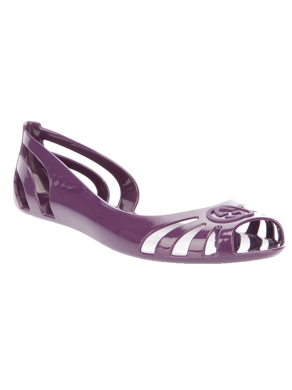 gucci sandals purple