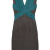 Hervé Léger ColorBlock Bandage Dress in Blue - Lyst