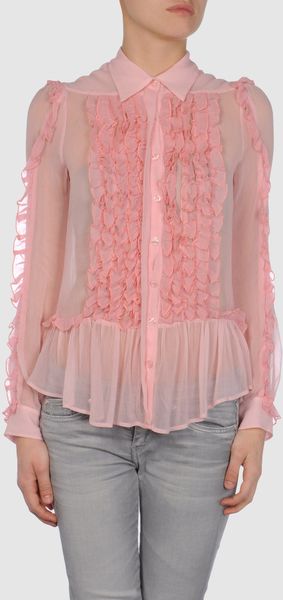 Just Cavalli Long Sleeve Shirt - Lyst