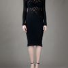 Mark Fast Wolfs Tooth Classic Dress in Blue (midnight) - Lyst