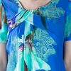 Matthew Williamson Twisted Shift Dress in Blue (cobalt) - Lyst