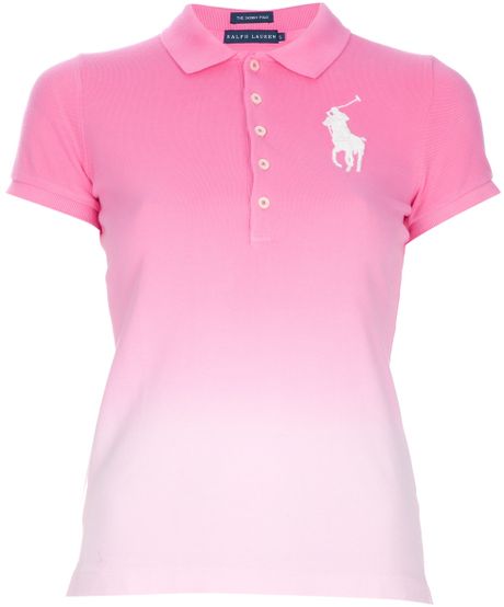 Ralph Lauren Blue Label Classic Polo in Pink - Lyst