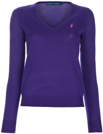  Cotton V-neck Jumper 