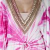 Taj Embellished Kaftan in Pink - Lyst