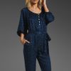 Trina Turk San Salvador Feather Jumper in Blue (navy) - Lyst