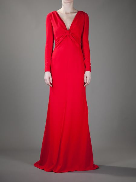 Valentino Evening Gown in Red | Lyst