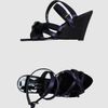Robert Clergerie Wedge Sandals in Purple (mauve) - Lyst