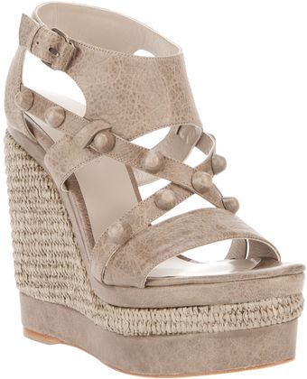 Balenciaga Wedge Sandal - Lyst