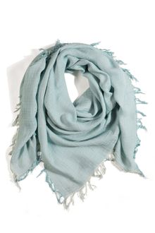 Balmain Light Blue Jacquard Scarf - Lyst