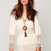 Free People Romantic Insets Dress in White (ivory) - Lyst