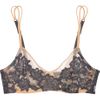 La Perla Laceappliquéd Stretchmesh Underwired Bra in Black (nude) - Lyst