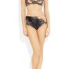 La Perla Laceappliquéd Stretchmesh Underwired Bra in Black (nude) - Lyst