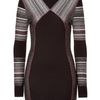 Matthew Williamson  Paneled Knit Dress in Black - Lyst