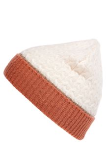 See By Chloé Beige/brick Beanie - Lyst
