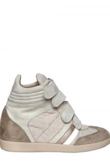 Serafini 70mm Linen & Suede Straps Sneakers - Lyst