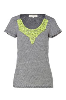 Vanessa Bruno Athé Short sleeve linen tee - Lyst