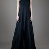 Acne Lillian Long Dress in Black - Lyst