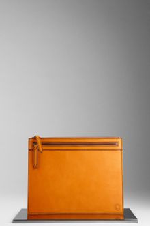 Burberry Matte Leather Document Holder - Lyst