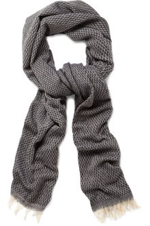 Hartford Wool and Cotton-blend Scarf - Lyst