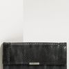 Jason Wu Kate Python Embossed Calfskin Clutch in Black - Lyst