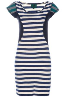 Jean Paul Gaultier Striped Dress - Lyst
