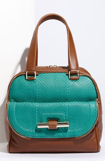  Justine - Small Calfskin Leather Satchel 